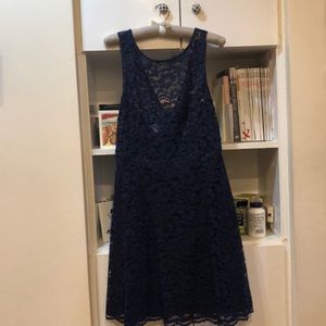 David’s Bridal Marine Blue Dress